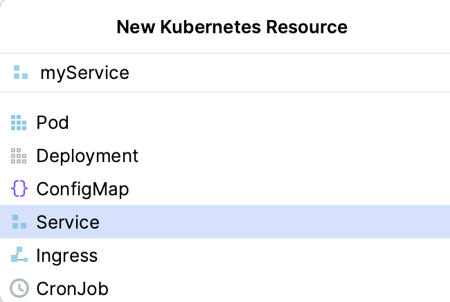 新的 Kubernetes 资源窗口